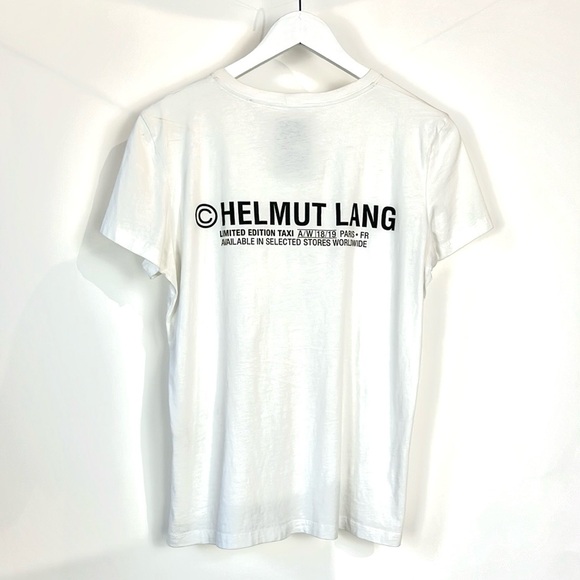 Helmut Lang White Paris Taxi Tee - Picture 3 of 12